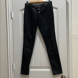 Dittos waxes/coated denim leggings Size 29